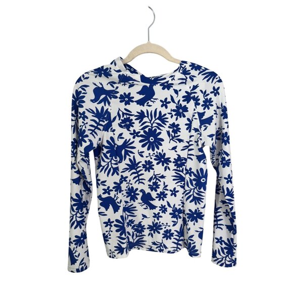 Show me your mumu rashgaurd size M senorita bluebird cloud beach vacation cruise - Picture 1 of 4